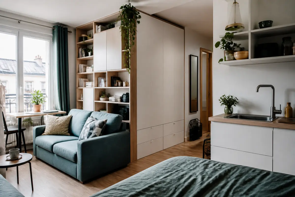 Aménagement studio 30 m2 : Idées et 4 astuces pratiques !