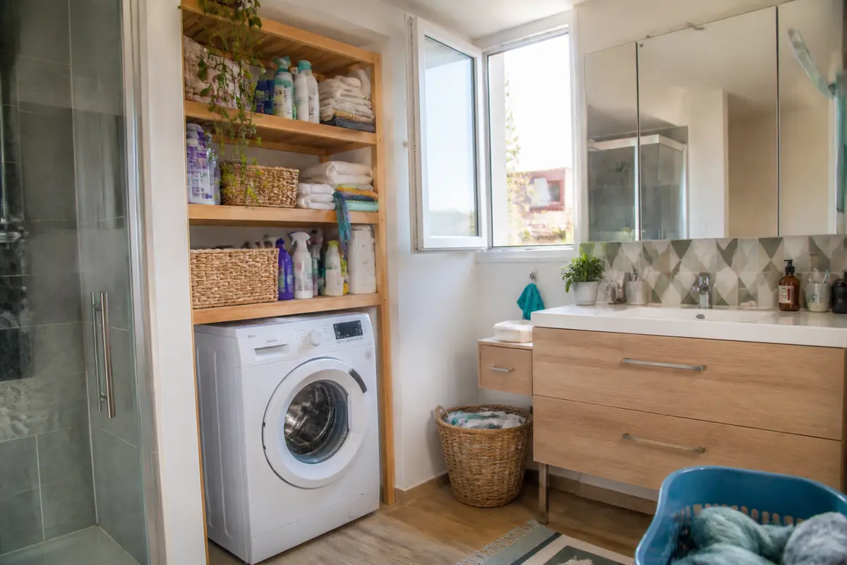 Salle de bain buanderie : 6 astuces pour un aménagement optimisé